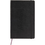 Moleskine Classic PK hard cover notebook - ruled – Solid black with logo