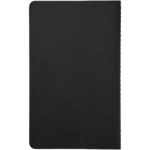 Moleskine Cahier Journal L - ruled – Solid black back view