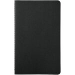 Moleskine Cahier Journal L - ruled – Solid black front view