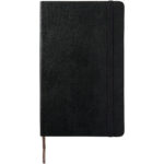 Moleskine Classic L soft cover notebook - plain – Solid black front view