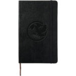 Moleskine Classic L soft cover notebook - plain – Solid black with logo