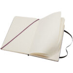 Moleskine Classic L hard cover notebook - squared – Solid black extra view