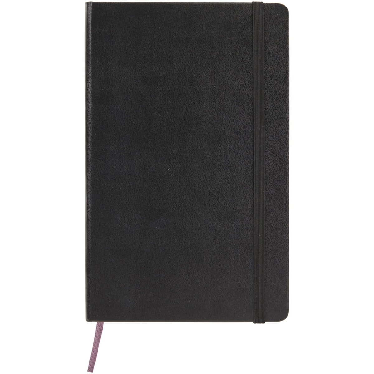 Moleskine Classic L hard cover notebook - squared – Solid black front view