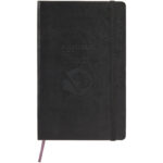 Moleskine Classic L hard cover notebook - dotted – Solid black with logo