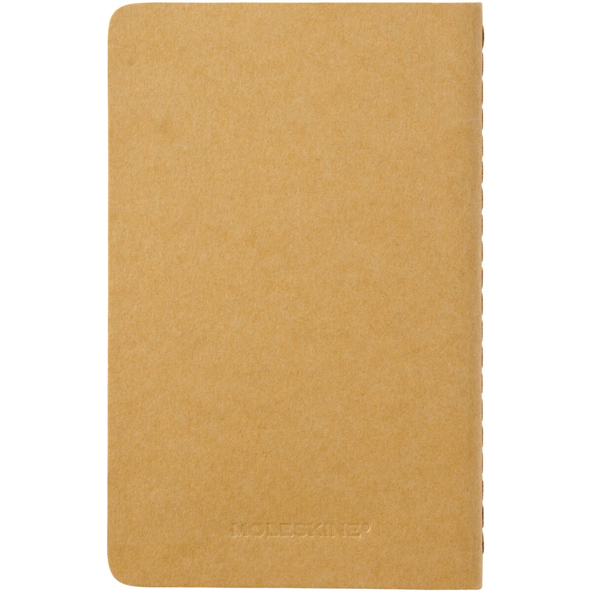 Moleskine Cahier Journal PK - plain – Kraft brown back view