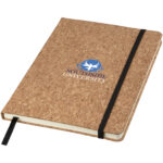 Napa A5 cork notebook – Natural with logo