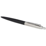 Parker Jotter XL matte with chrome trim ballpoint pen (blue ink) – Solid black extra view