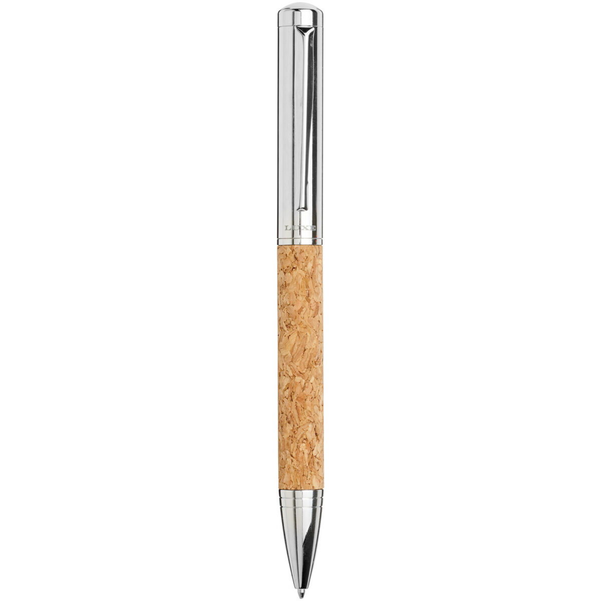 Cortegana ballpoint pen (black ink) – Natural front view