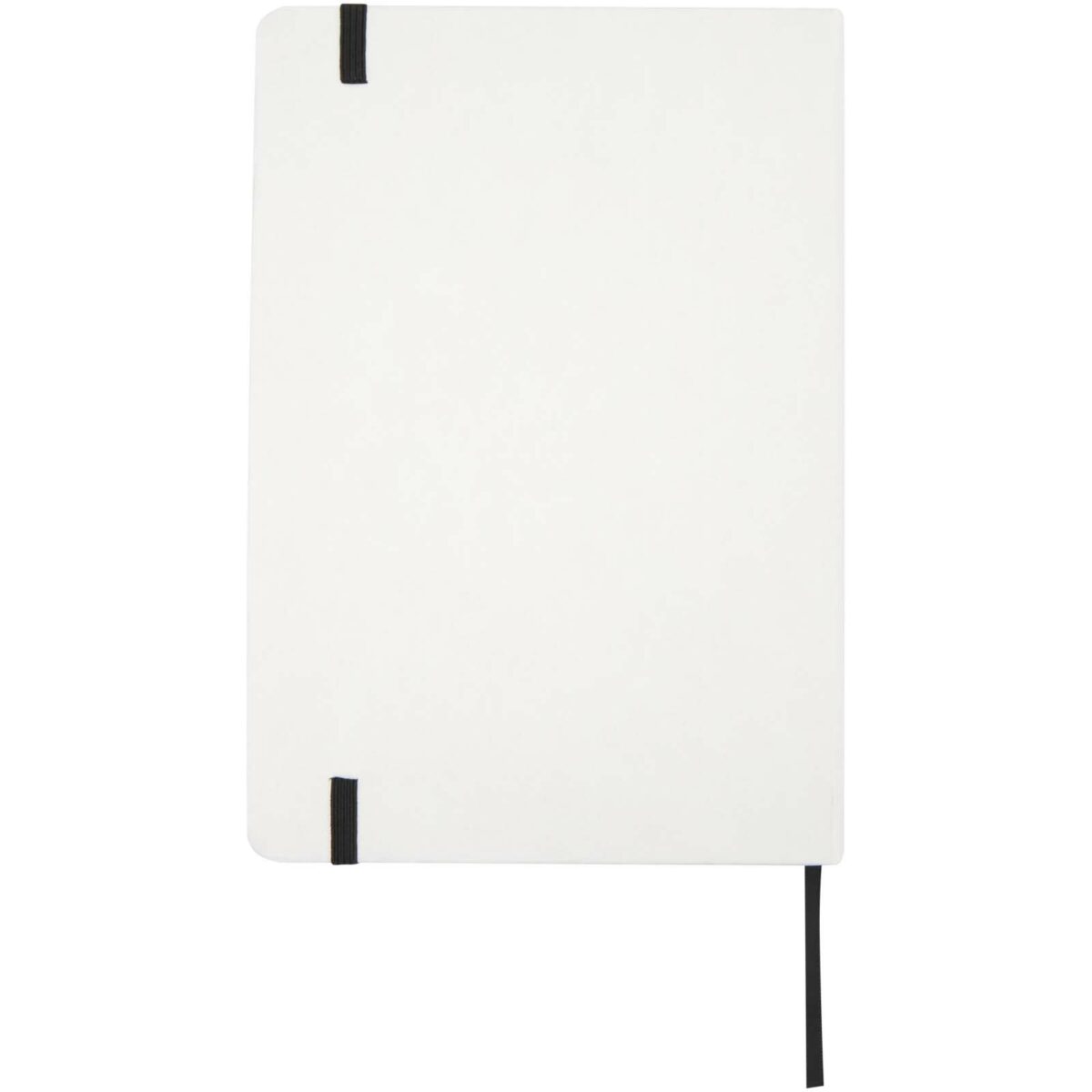 Holm A5 stone paper hard cover notebook with lined pages – White back view