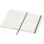 Holm A5 stone paper hard cover notebook with lined pages – White extra view