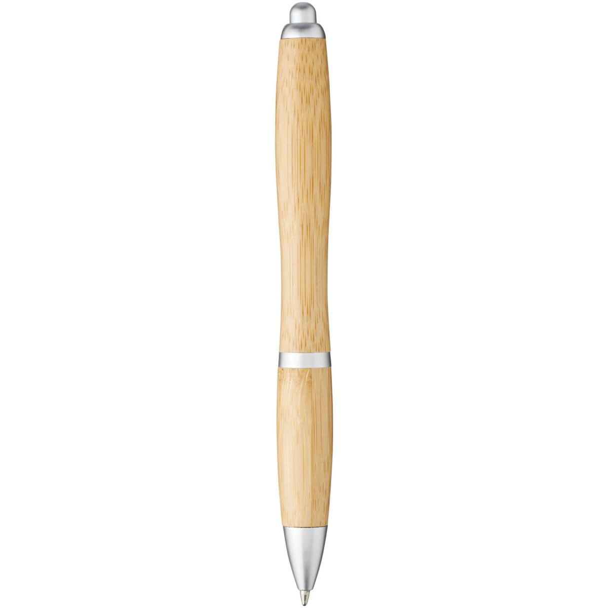 Nash bamboo ballpoint pen (blue ink) – Natural back view
