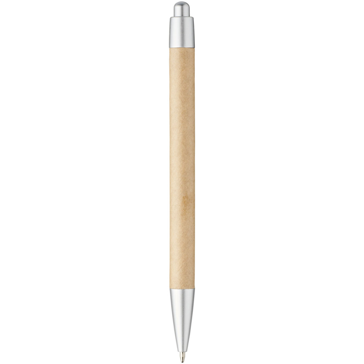 Tiflet recycled paper ballpoint pen (black ink) – Brown back view