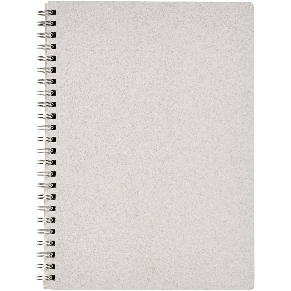 Bianco A5 size wire-o notebook – White front view