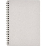 Bianco A5 size wire-o notebook – White front view