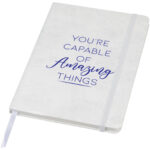 Breccia A5 stone paper notebook – White with logo
