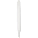 Terra corn plastic ballpoint pen (blue ink) – White back view