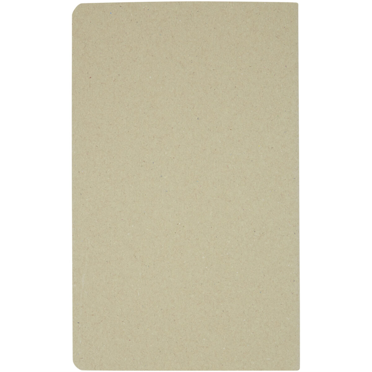 Gianna recycled cardboard notebook – Natural back view