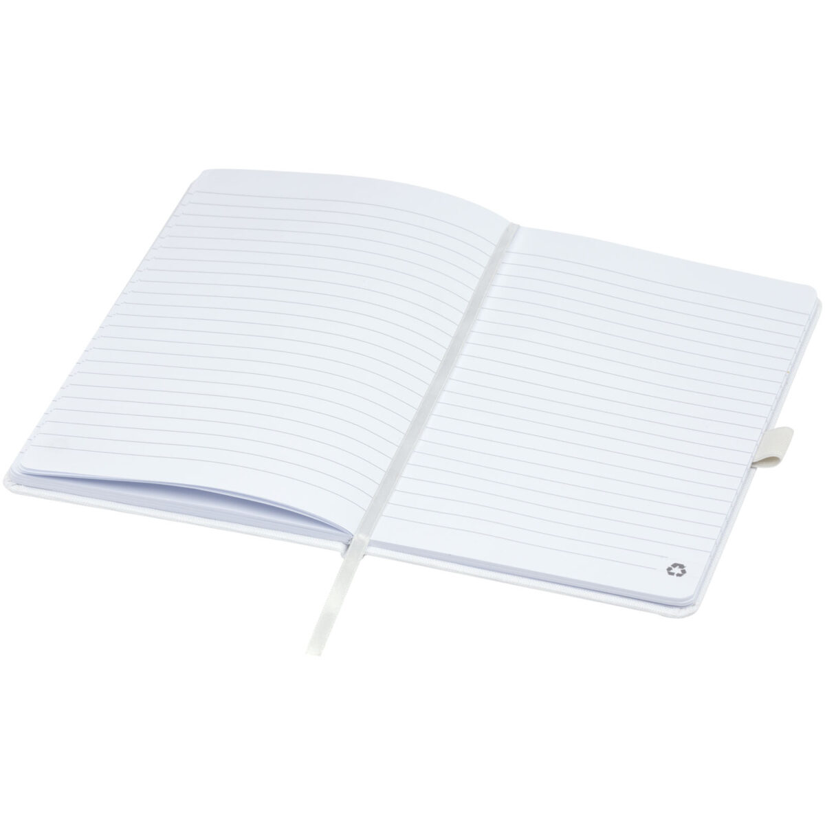 Honua A5 recycled paper notebook with recycled PET cover – White extra view