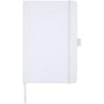 Honua A5 recycled paper notebook with recycled PET cover – White front view