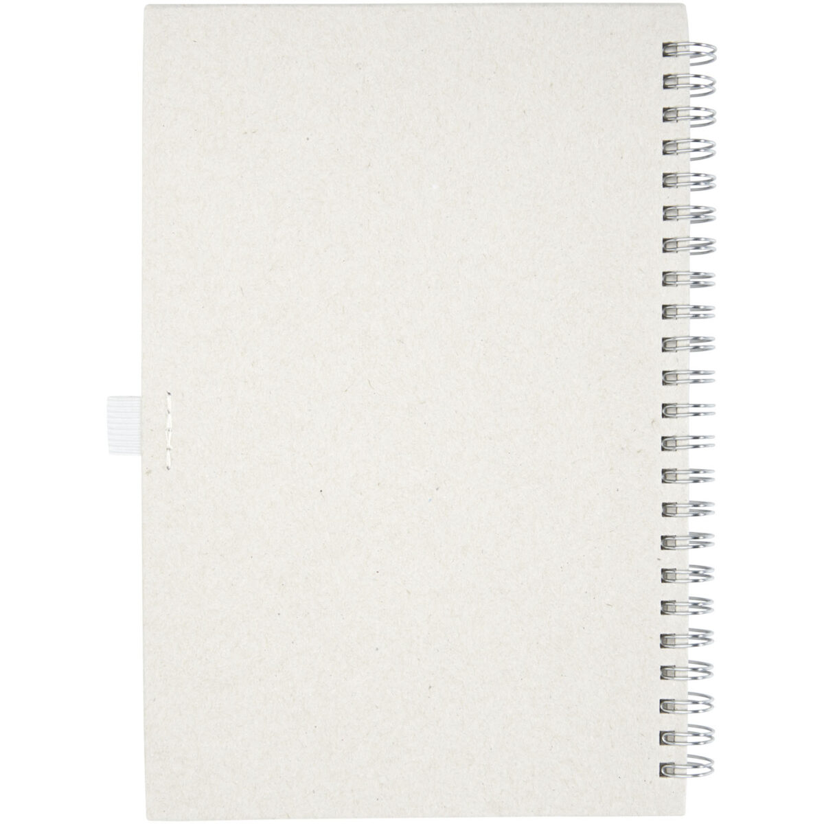 Dairy Dream A5 size reference recycled milk cartons spiral notebook – Off white back view