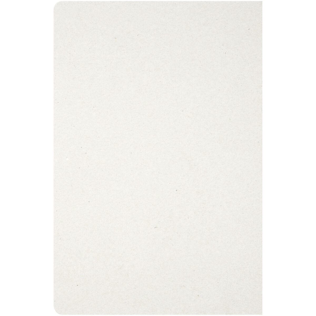 Dairy Dream A5 size reference recycled milk cartons spineless notebook – Off white back view