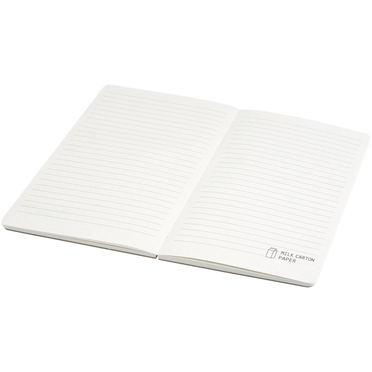 Dairy Dream A5 size reference recycled milk cartons spineless notebook – Off white extra view