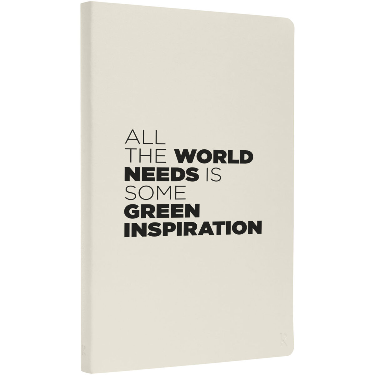 Karst® A5 softcover notebook - lined – Beige with logo