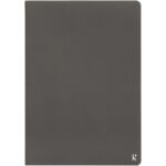 Karst® A5 stone paper journal twin pack – Slate grey front view