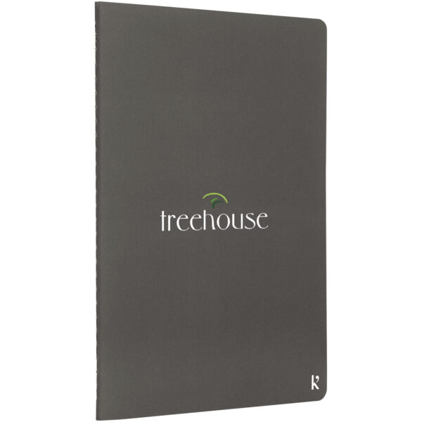 Karst® A5 stone paper journal twin pack – Slate grey with logo