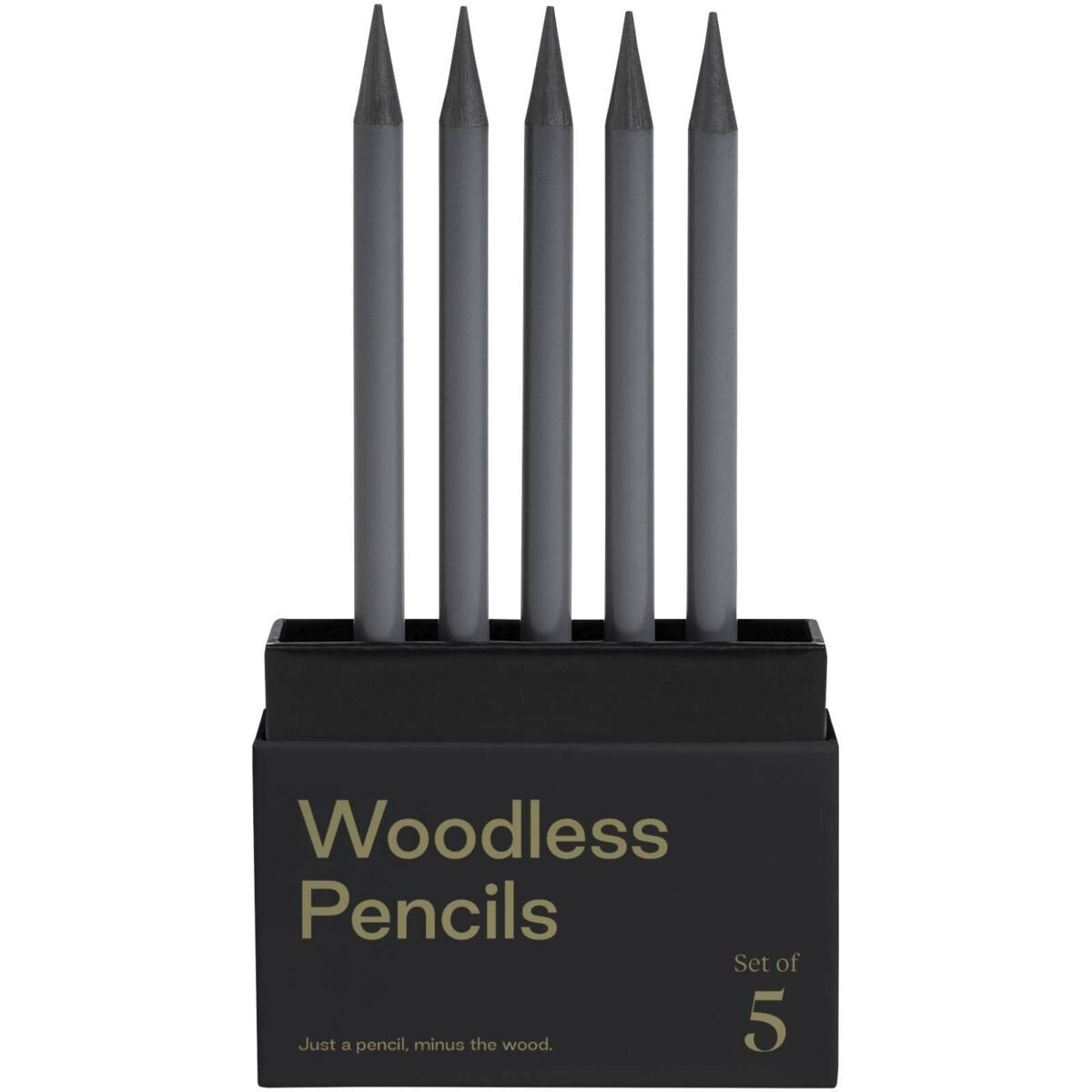 Karst® 5-pack 2B woodless graphite pencils – Grey extra view