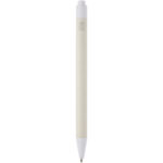 Dairy Dream recycled milk cartons ballpoint pen (black ink) – White back view