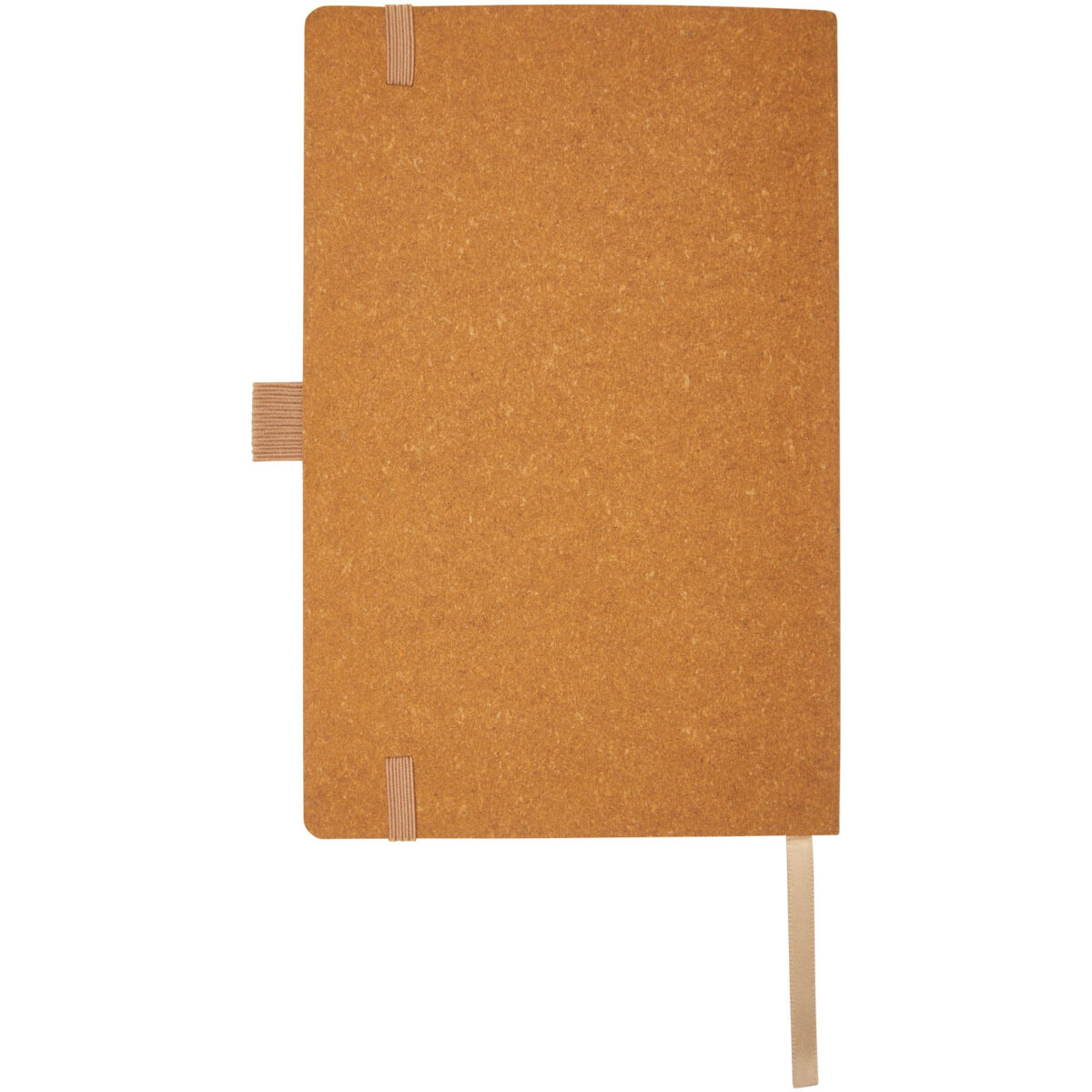 Kilau recycled leather notebook – Natural back view
