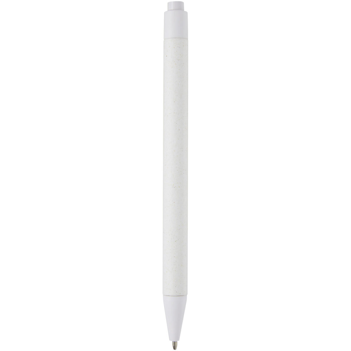 Fabianna crush paper ballpoint pen (black ink) – White back view