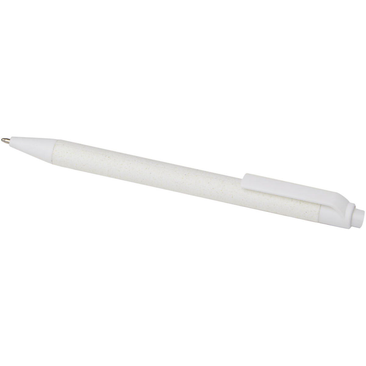 Fabianna crush paper ballpoint pen (black ink) – White extra view