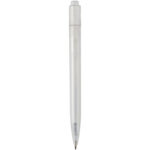 Thalaasa ocean-bound plastic ballpoint pen (black ink) – White back view