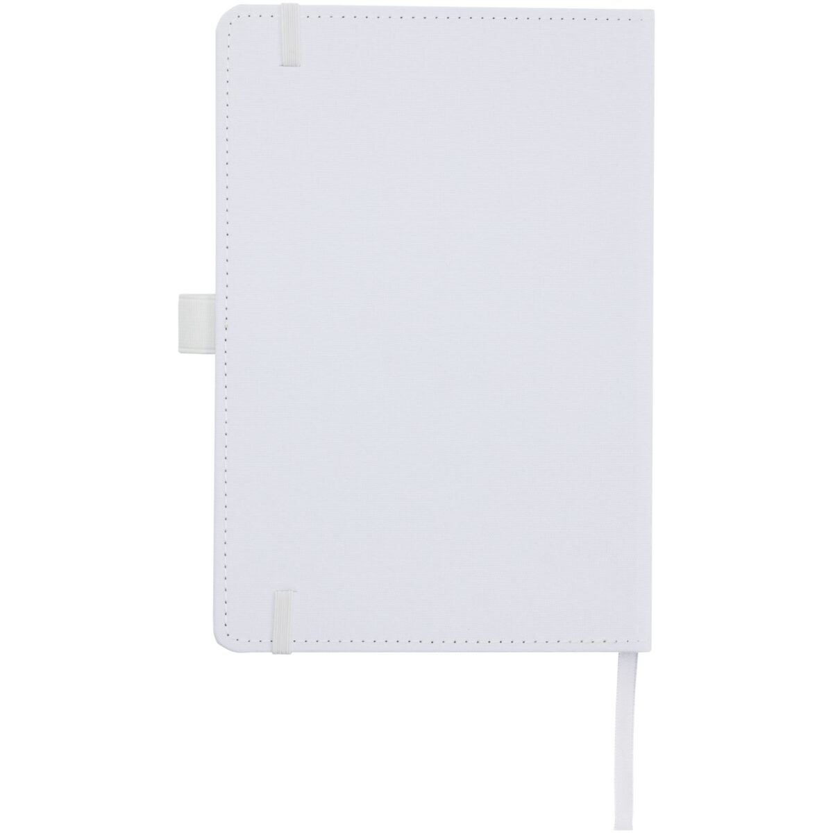 Thalaasa ocean-bound plastic hardcover notebook – White back view