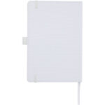 Thalaasa ocean-bound plastic hardcover notebook – White back view