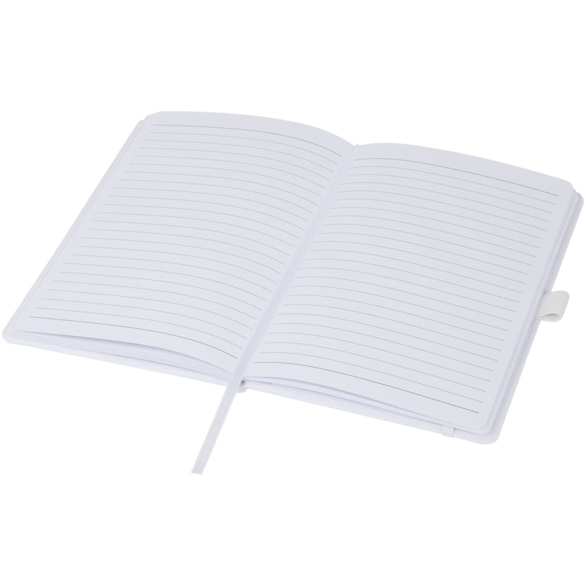 Thalaasa ocean-bound plastic hardcover notebook – White extra view