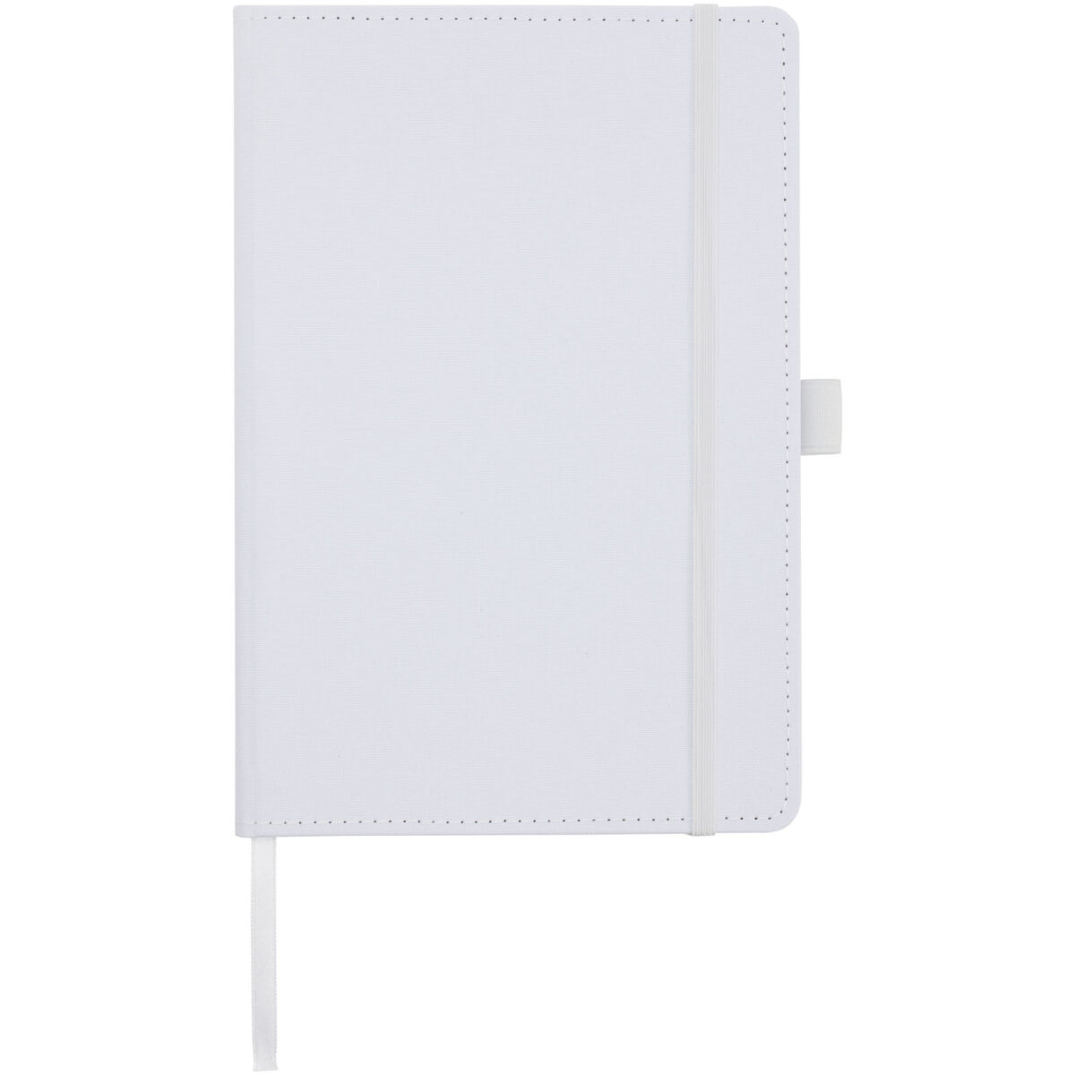 Thalaasa ocean-bound plastic hardcover notebook – White front view