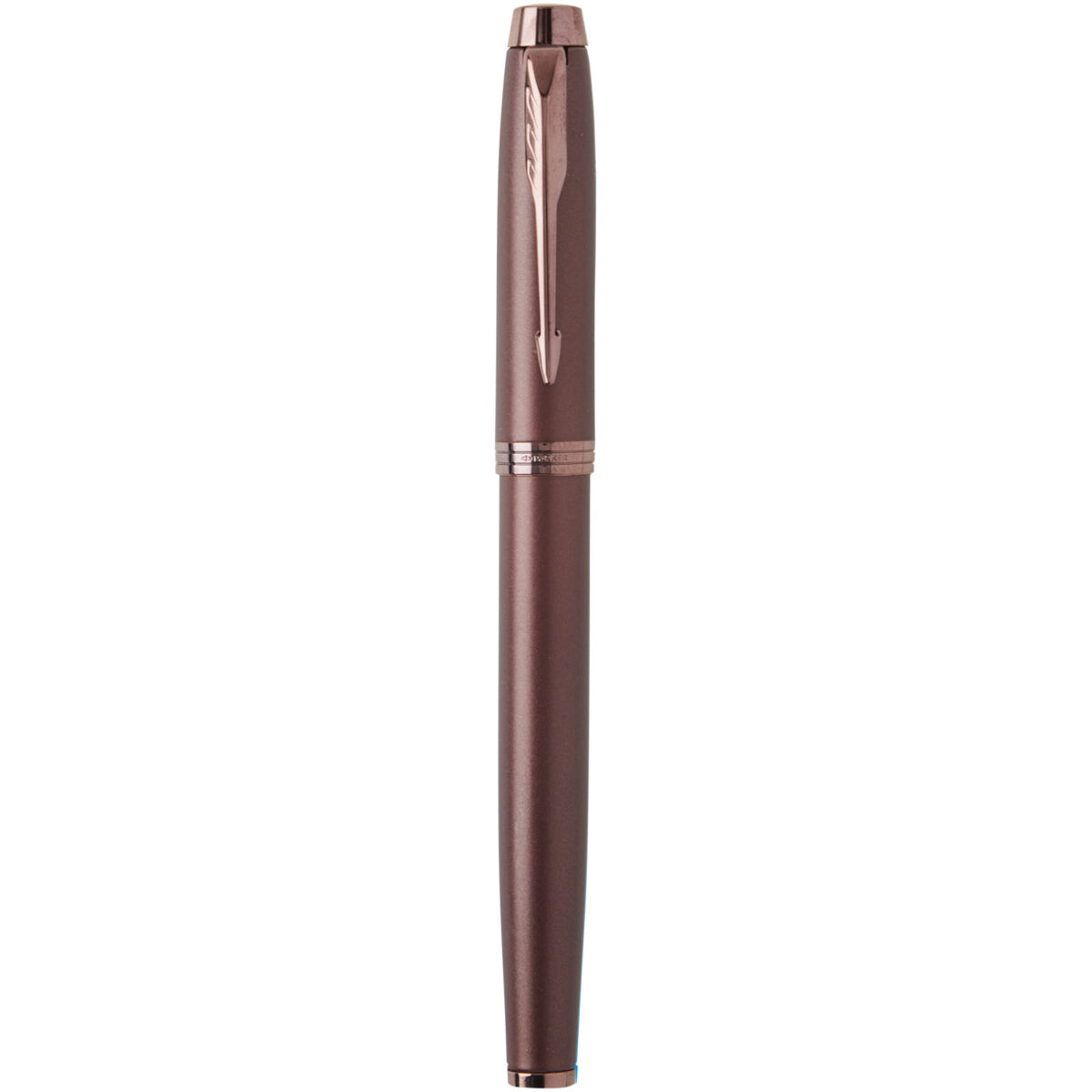 Parker IM fountain pen (black ink) – Burgundy front view