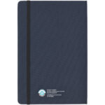 Skribo ballpoint pen and notebook set – Navy back view