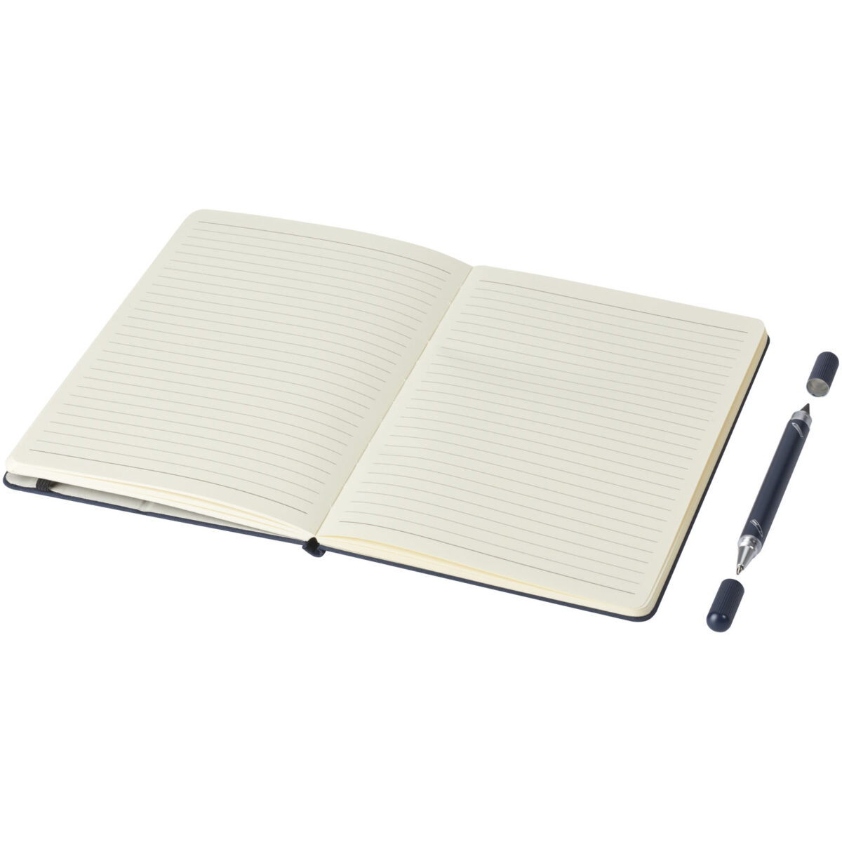 Skribo ballpoint pen and notebook set – Navy extra view