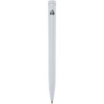 Unix recycled plastic ballpoint pen (blue ink) – White back view