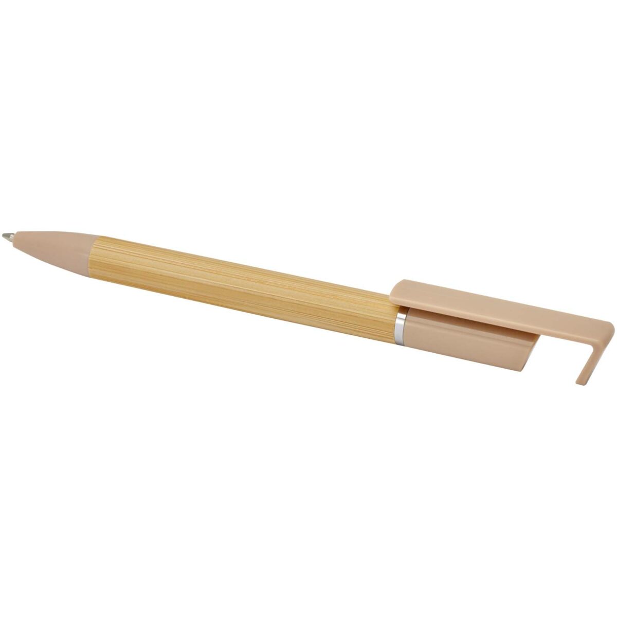 Delfina phone holder pen (blue ink) – Oatmeal extra view