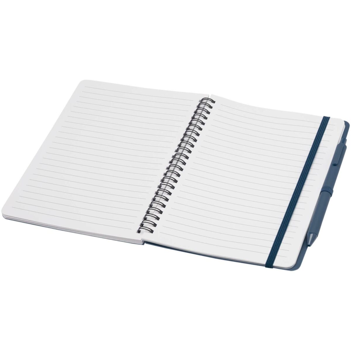 Thalaasa A5 ocean-bound hard cover notebook with ballpoint pen (black ink) – Ocean blue extra view
