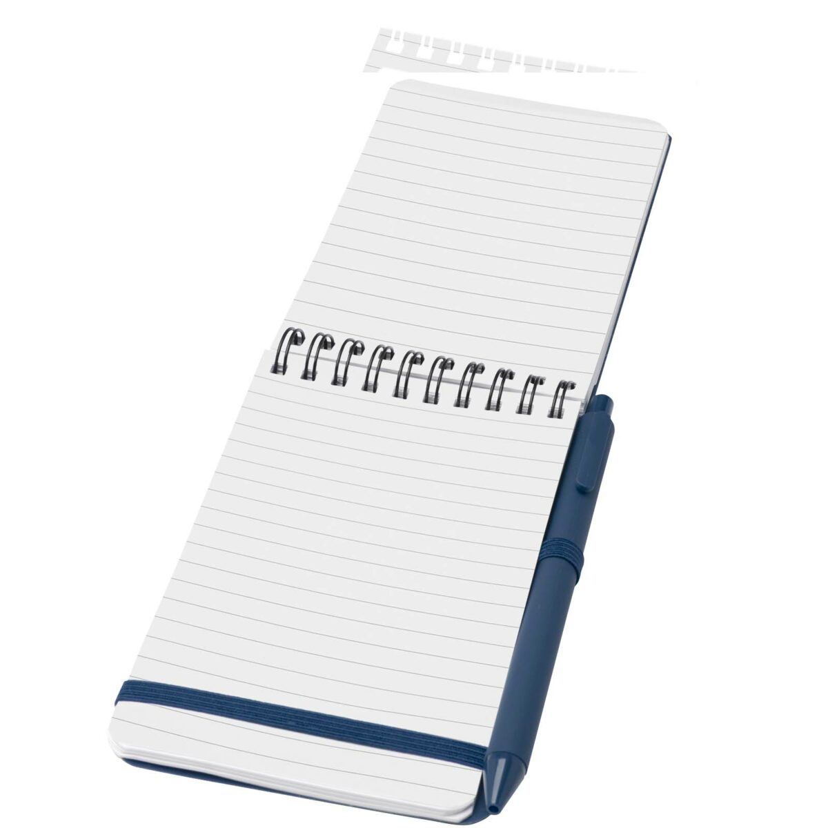 Thalaasa A6 hard cover ocean-bound notebook with ballpoint pen (black ink) – Ocean blue extra view