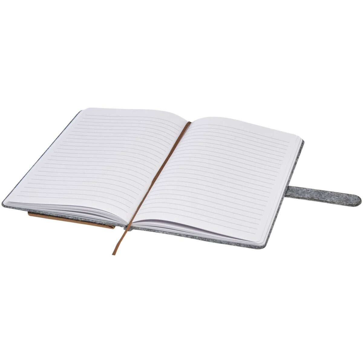 Viviana A5 recycled felt and cork notebook – Natural extra view