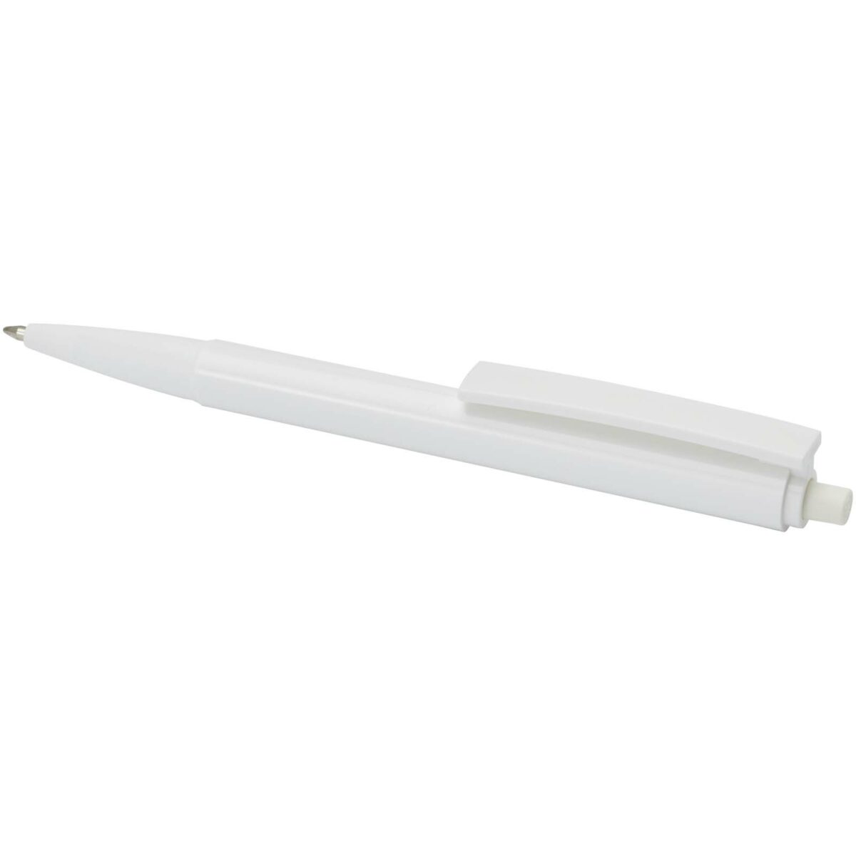 Elsa recycled plastic ballpoint pen (black ink) – White extra view