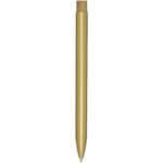 Beatriz recycled brass ballpoint pen (black ink) – Gold back view