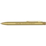 Beatriz recycled brass ballpoint pen (black ink) – Gold with logo